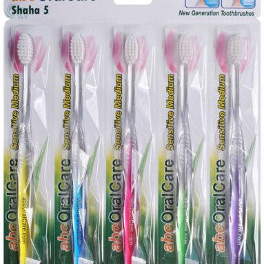 Shaha 5 toothbrush, Non Nylon, Tapered, Soft and Ultra fine bristles